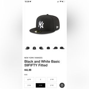 New Era NY Fitted Cap